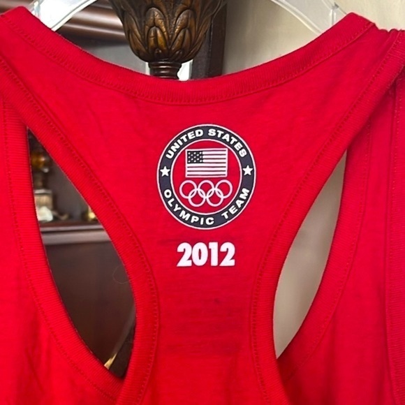Brand New Nike Team USA Just Do It Red Racerback Tank Top Olympics Slim Fit - Picture 11 of 14